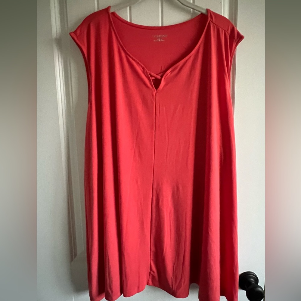 Catherine’s melon 4x tank top
